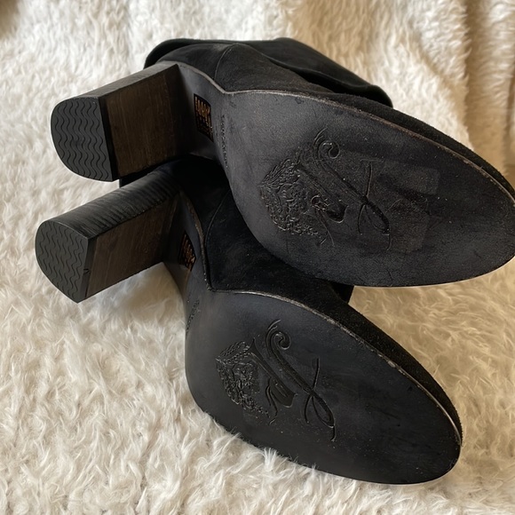 Free people Otalian vero cuoio suede heeled booties 40 - Picture 9 of 11